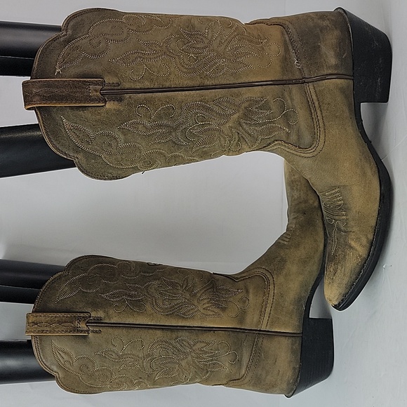 Ariat Heritage R Toe Leather Western Women's Boots - Picture 4 of 16